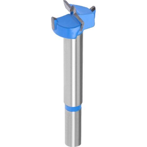 Punte da trapano Forstner da 21 mm, in carburo di tungsteno, per legno, ideali per seghe a tazza e per la foratura di cerniere (blu, grigio) (1/5)