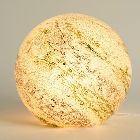Lampe boule Galaxie violet 24x24x23cm