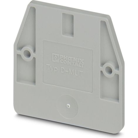 Flasque d'extrémité Phoenix Contact, série D-MUT 2.5/4 pour Bloc de jonction modulaire ( Prix pour Paquet de 5 )