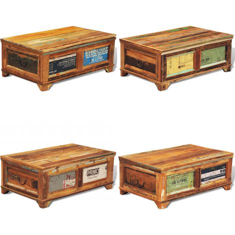 Couchtisch mit Stauraum Vintage Altholz - Tisch - Tische - Home & Living (1/5)