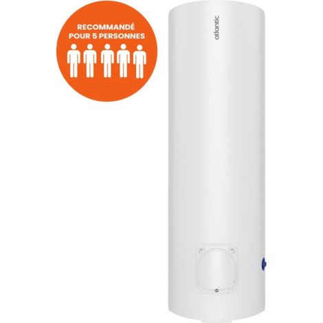 [JAMAIS UTILISE] Chauffe-Eau Électrique 300L ATLANTIC Chaufféo Vertical Stable Monophasé ou Triphasé - 022123 (1/5)
