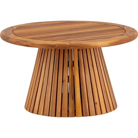 Table Basse de Jardin "Lumpur" 70cm Naturel (1/5)
