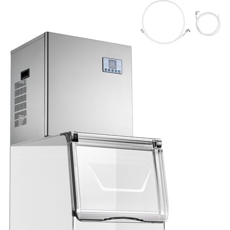 Mophorn Pièce détachée pour machine à glaçons commerciale, tête seule, capacité de production de 250 kg en 24 heures, fonction autonettoyante, réglage de l'épaisseur et programmation de la production (1/2)