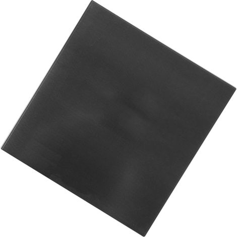 Plateau en verre de silicium cristal de carbone CR-10, accessoires pour imprimante 3D, 310 x 310 mm, modèle facile à retirer, compatible CR-10/CR-10S, noir.