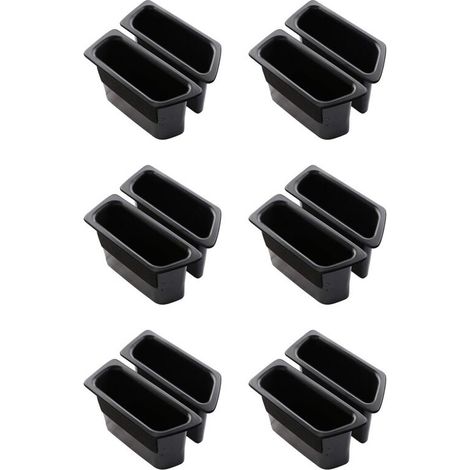 Adecuado para paquetes de 12 cajas/bandejas de almacenamiento para manijas de puertas delanteras y reposabrazos de automóviles, apto para accesorios de organización de automóviles XC60.