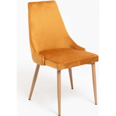 Sillas Comedor - Silla Stoik Wood - Mostaza (1/5)