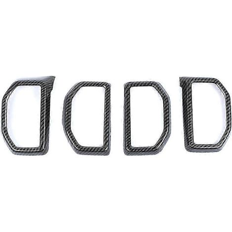Accessoires de décoration pour cache-prises de tableau de bord de voitures de sport en ABS et fibre de carbone (2021-2022) (1/5)