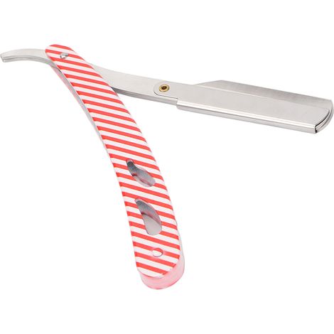 Support de tondeuse à barbe manuelle pour homme, pliable et ergonomique, pour salon de coiffure à domicile. (1/5)
