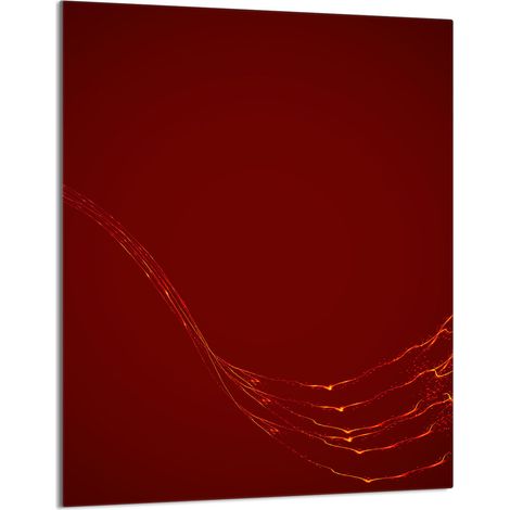 Glasschneidebrett 40x52 Rot (1/5)