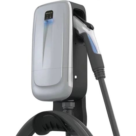 Sodise – Borne de recharge véhicule électrique 7,4 kW – Monophasé 32A – Câble 5m – IP66 pour usage extérieur