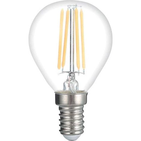 lampadina led "sferetta" luce bianca, 60w -  e14