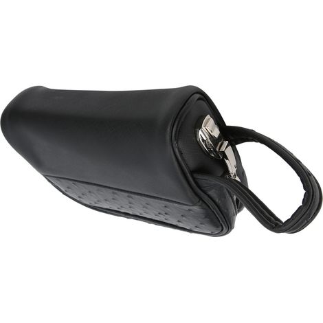 Sacoche de poche portable multifonctionnelle et étanche, petite trousse de rangement pour outils avec serrure (noire) (1/5)