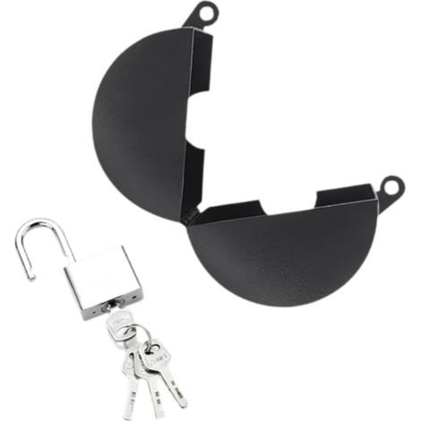 Cache-serrure de poignée porte facile à installer. Solution (1/5)