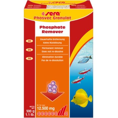Granulés Sera Phosvec - Élimine définitivement le phosphate