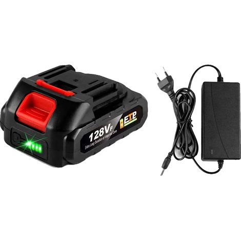 Batterie Lithium-Ion, Haute Capacité, Indicateur de Batterie, Chargeur 1-1.5Ah-1, 21V-e (1/2)