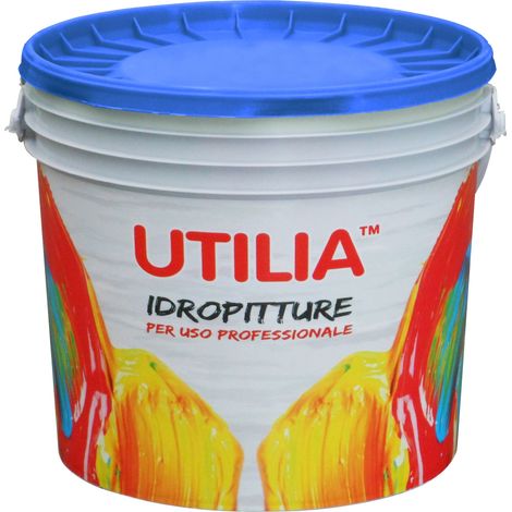 Utilia IDROPITTURA SUPERLAVABILE col. Bianco lt. 4