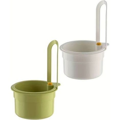Panier-filtre d'évier à pression, sans dégâts panier-filtre mural pour déchets et résidus de cuisine. (1/5)