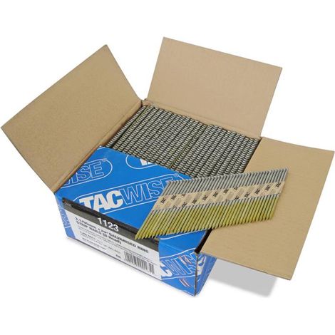 Tacwise 1123 3.1/90mm Framing Nails Extra Galvanised Ring Shank 34 degrees 2200
