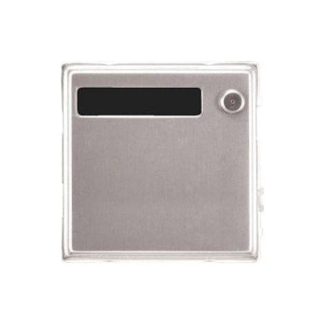 Urmet modulo sinthesi s2 in alluminio anodizzato color acciaio 1148/11