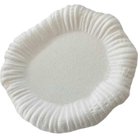 Plateau à bijoux en céramique, présentoir à bijoux pour-Blanc