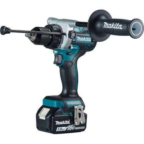 Taladro atornillador Makita Batería recargable DHP486RT3J de 18 V y 5 Ah (1/4)