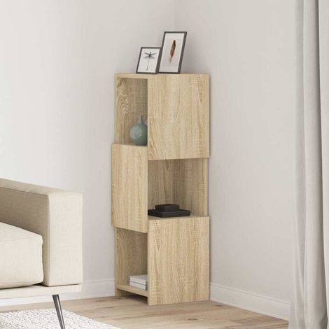 vidaXL Corner Cabinet Sonoma Oak 30.5 x 30 x 95 cm Engineered Wood