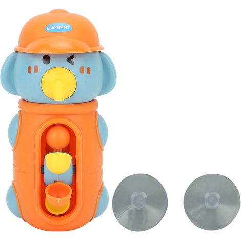 Jouets de roue à eau rotatifs pour tout-petits Canard coloré sécurisé partenaire de baignoire avec ventouses puissantes Type 2 (1/5)