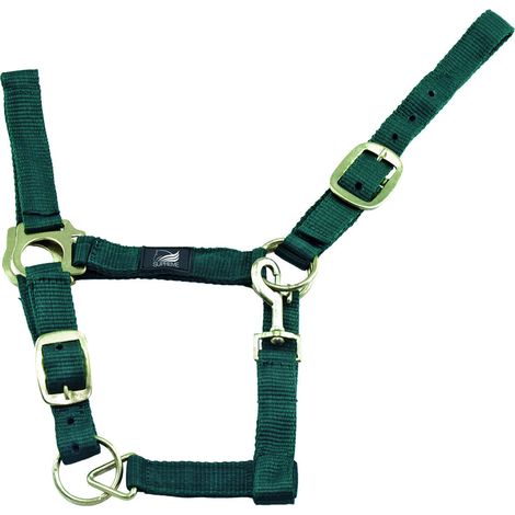 HUNTER GREEN taglia COB Supreme Cavezza nylon doppia regolazione