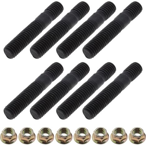 8 ensembles de boulons de goujon de collecteur d'échappement M8x45mm compatibles avec le remplacement parfait (1/5)