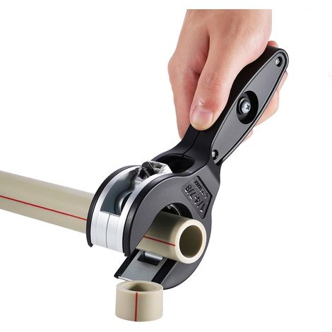 Coupe Tube Cuivre a Cliquet 6-23 mm, Coupe-Tuyaux Manuels pour Acier Inoxydable, Cuivre, PVC, Aluminium, Plastique