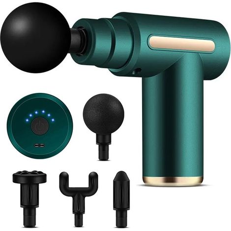 Pistolet de massage sans fil noir-Online Store (1/5)