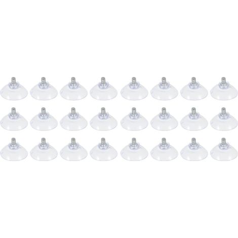 jeux de ventouses transparentes pour meubles avec fixation (1/5)