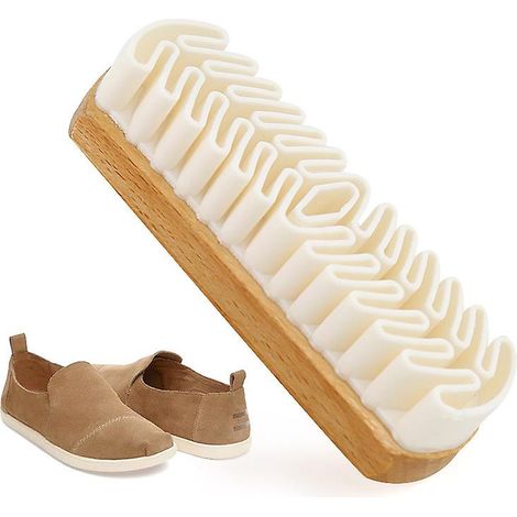 Brosse douce pour daim, idéale pour le nettoyage efficace du nubuck, du velours et du cuir pleine fleur. Son poil crêpe résistant offre une excellente prise en main.