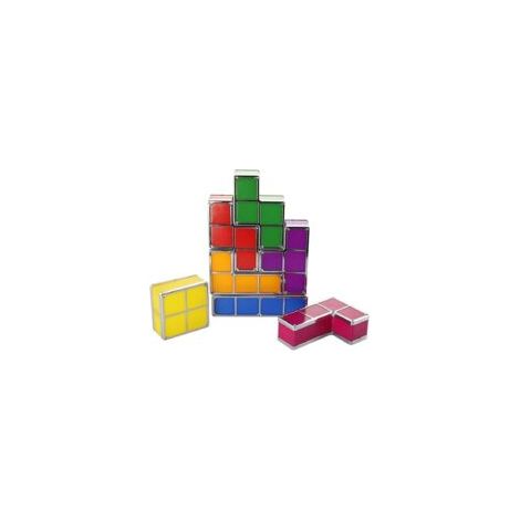 Tetris-Lampe, stapelbare LED-Tischlampe, Retro-Stimmungslicht, Tetris-Bausteinlampe - Crezuo