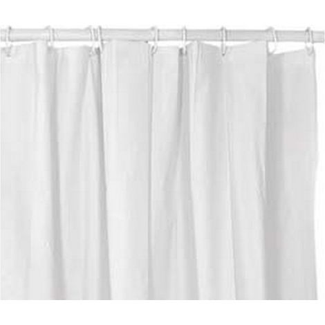 1BLISTER TENDA DOCCIA PVC BIANCA - cm.180x200h.