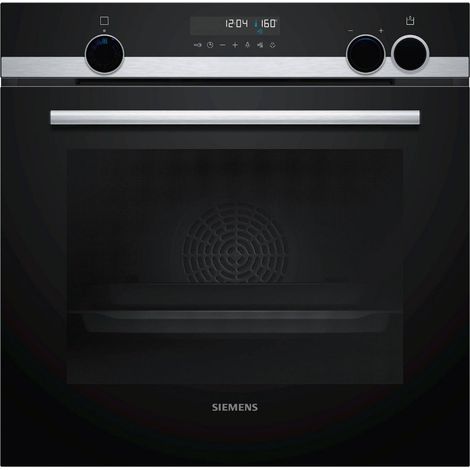 Forno da incasso Siemens HR538ABS1 iQ500 con funzione di cottura a vapore, dimensioni 60x60 cm, in acciaio inossidabile (1/3)
