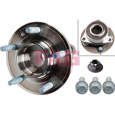 Kit de roulements de roue FAG 713 6449 20 CHEVROLET 13500572 13502829 13580686