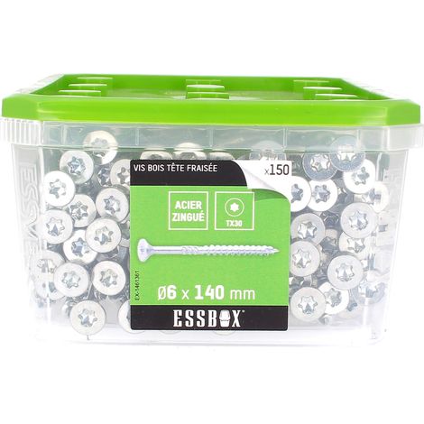 ESSBOX de 150 VBA TFX 6X140 Zingué (filetage partiel) (1/2)