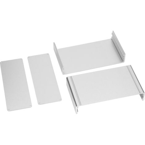 Wasserdichter Aluminium-Elektroverteilerkasten, geteilter wasserdichter Verteilerkasten für Heimwerkerprojekte, silber, 62 x 178 x 100 mm (1/5)