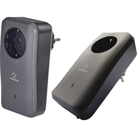 [GEBRAUCHT] Renkforce PL600D Duo Powerline Einzeladapter Set RF-4287964 500 MBit/s Adapter