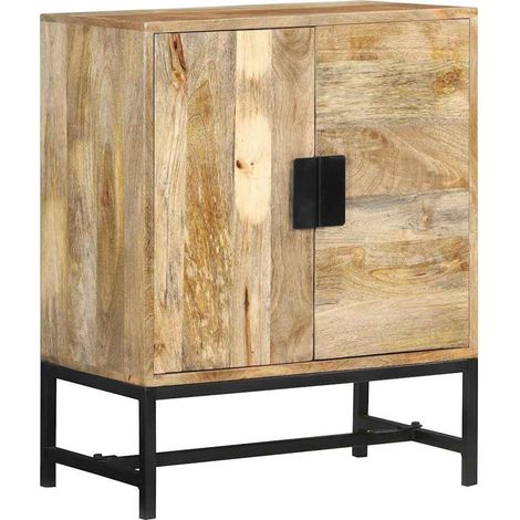 vidaXL Buffet 60x35x75 cm bois massif de manguier (1/5)