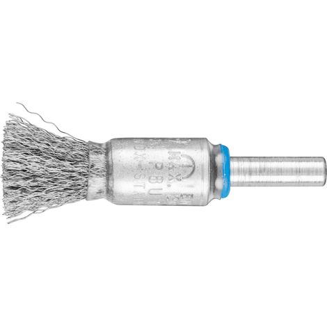 PFERD TOOLS Pinselbürste ungezopft PBU Ø13 mm Schaft-Ø6 mm Edelstahl-Draht-Ø0,15 10 Stk