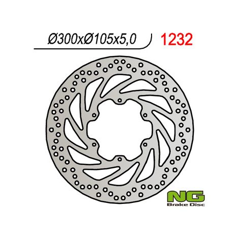 Disco freno NG per BMW F 650 GS/X, F 800GS 2013-16, 300 mm, anteriore