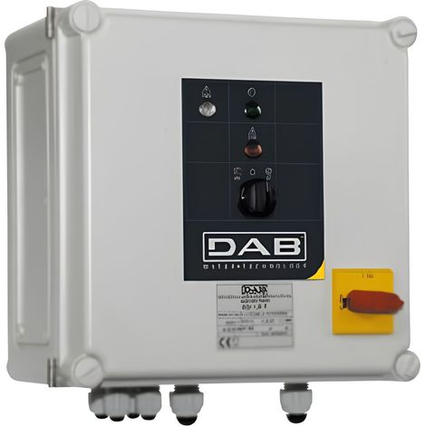 Cuadro electromecánico de mando y protección trifásico de 400 V para 1 bomba de 14 A con arranque directo – DAB ED8T (1/5)