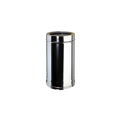 Tube isolé de 50 cm, acier inoxydable  150-200 mm