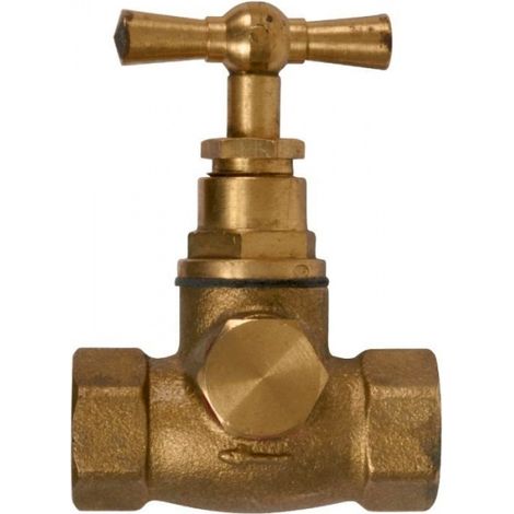 Robinet d’arrêt laiton avec purge - femelle / femelle 1/2" (15/21) - WATTS