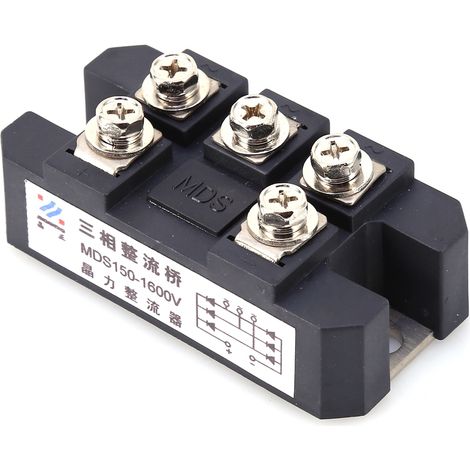 Pont Redresseur Triphasé 150A MDS150A 1600V Haute Robustesse (1/3)