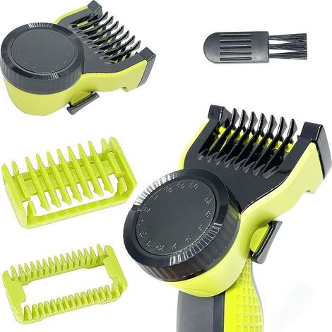 One Blade Lames de rechange et embouts pour QP2520 QP2530 QP2620 QP2630 14 réglages de longueur de 0,4 mm à 10 mm (1/4)
