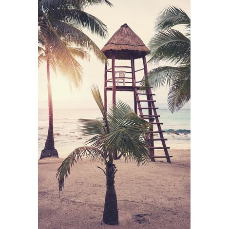Tableau sur toile tropical 30x45 cm - Impression sur Toile Murale Décorative - Image imprimée en HD sur Toile - Toile sur Châssis en Bois FSC - Fabriqué en France (1/5)