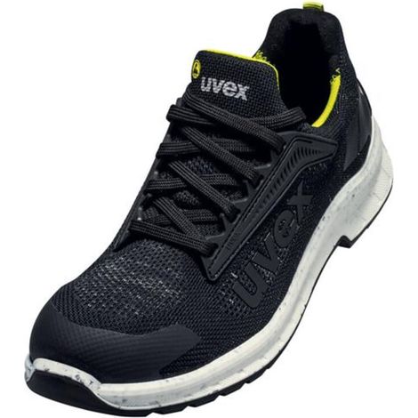 uvex Halbschuhe 2 trend S1 PS schwarz gelb Weite 12 Gr. 44